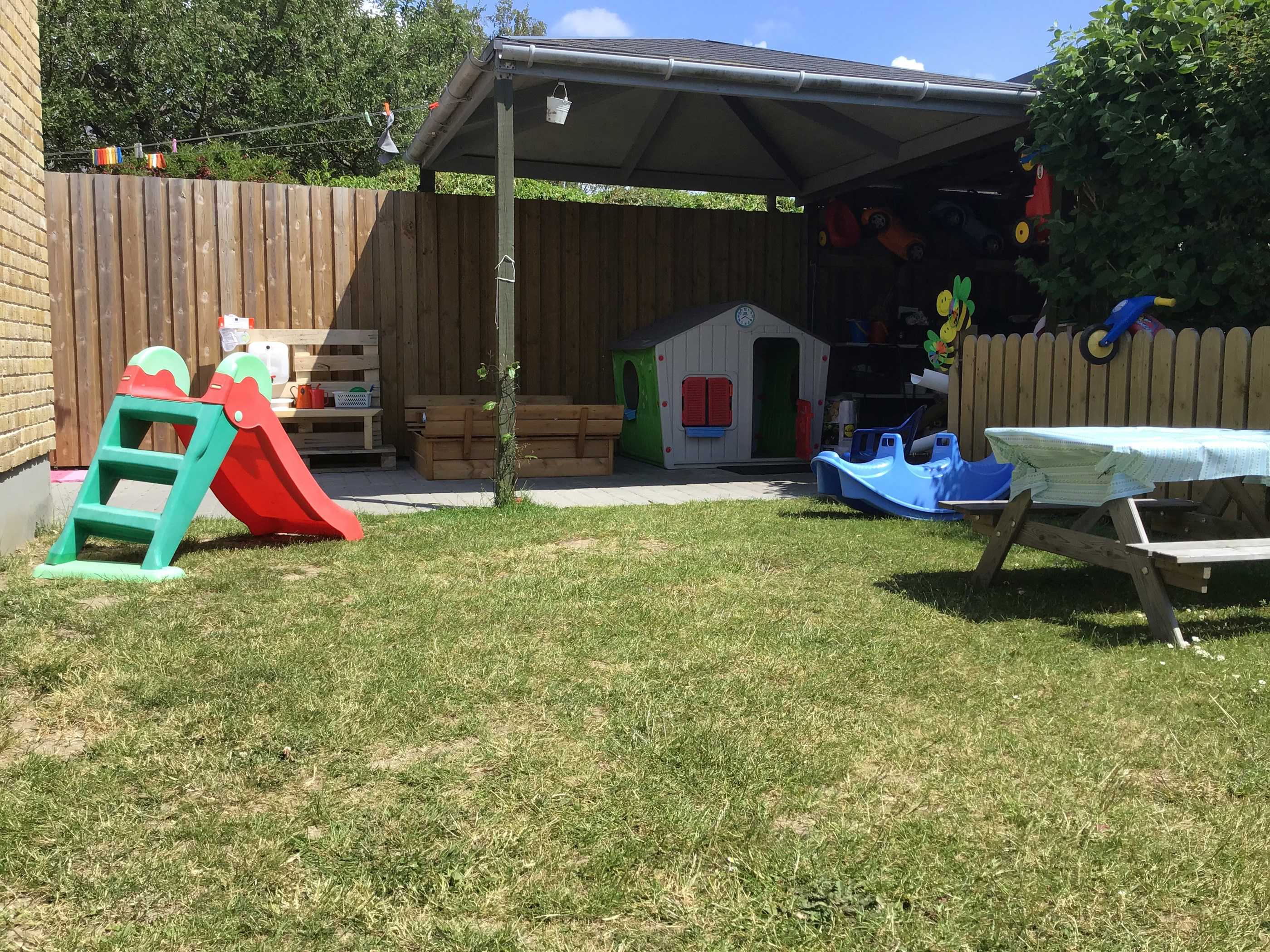 Legeområde udenfor i haven
