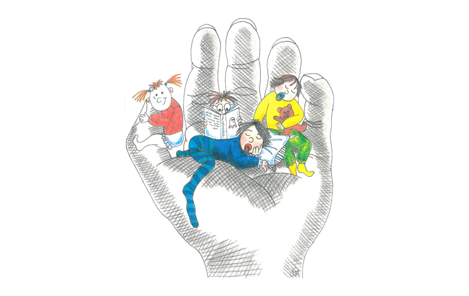 Dagplejen logo med sidemargin