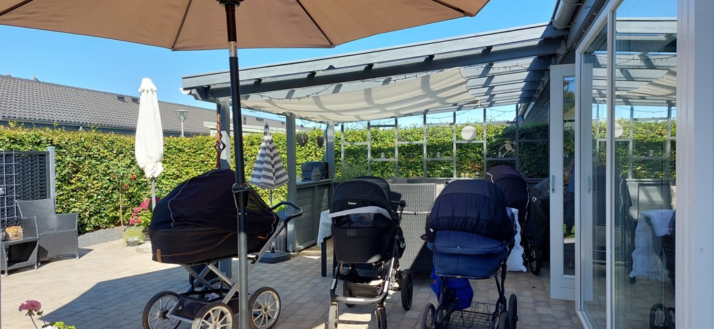 Terrassemiljø i Berits have